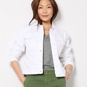 KUT From The Kloth White Denim Jacket - size small